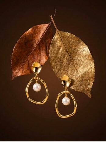 Golden Muse Statement Earrings Collection